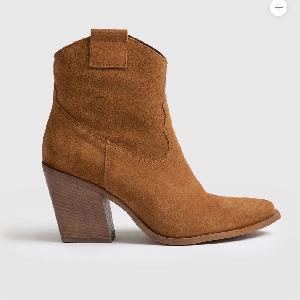Saint + Sofia Dallas mid boots booties suede ankle Saint and Sofia